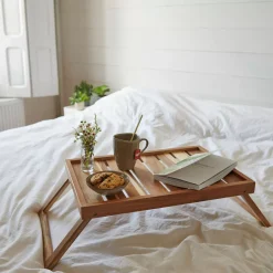 CASA Acacia Bandeja De Cama Natural