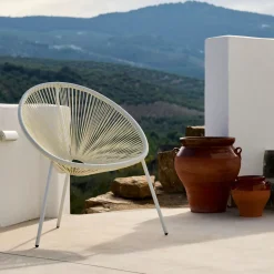 CASA Acapulco Silla Lounge Blanco