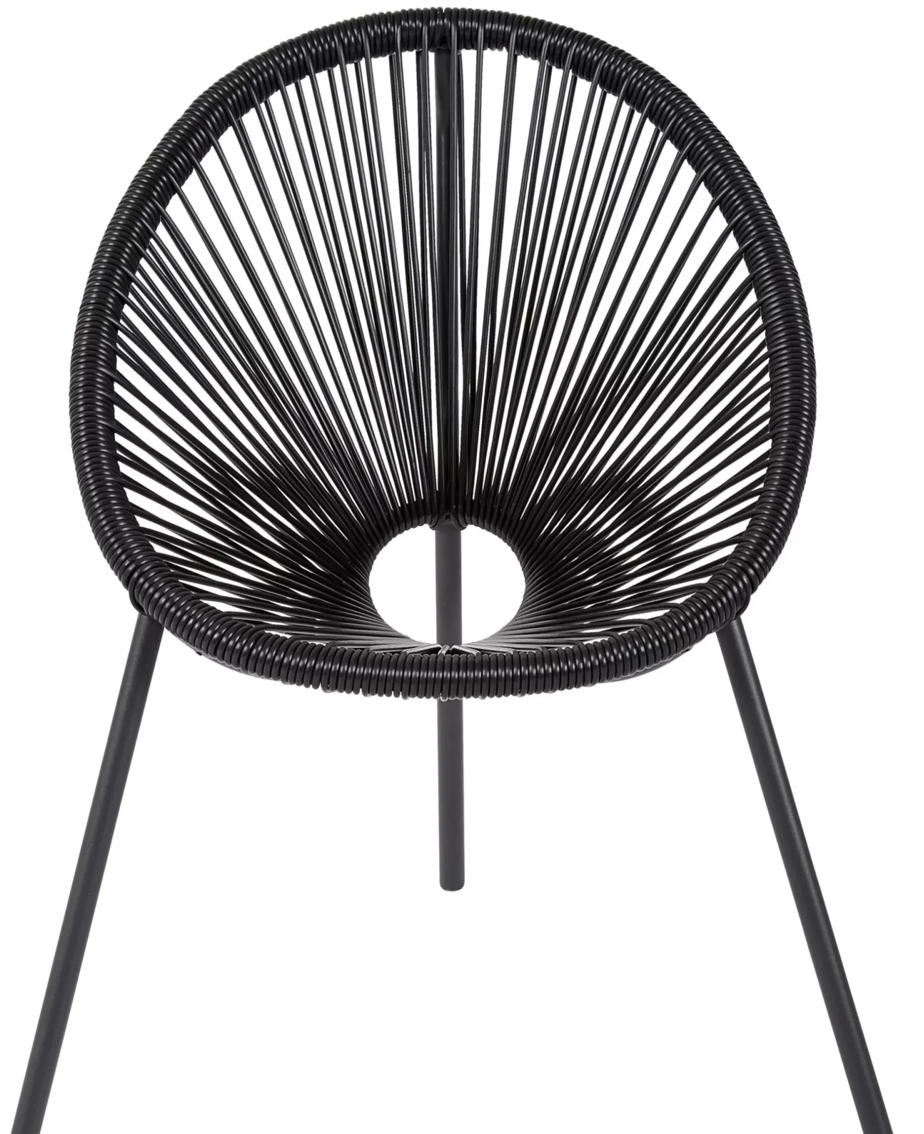 CASA Acapulco Silla Para Ninos Negro