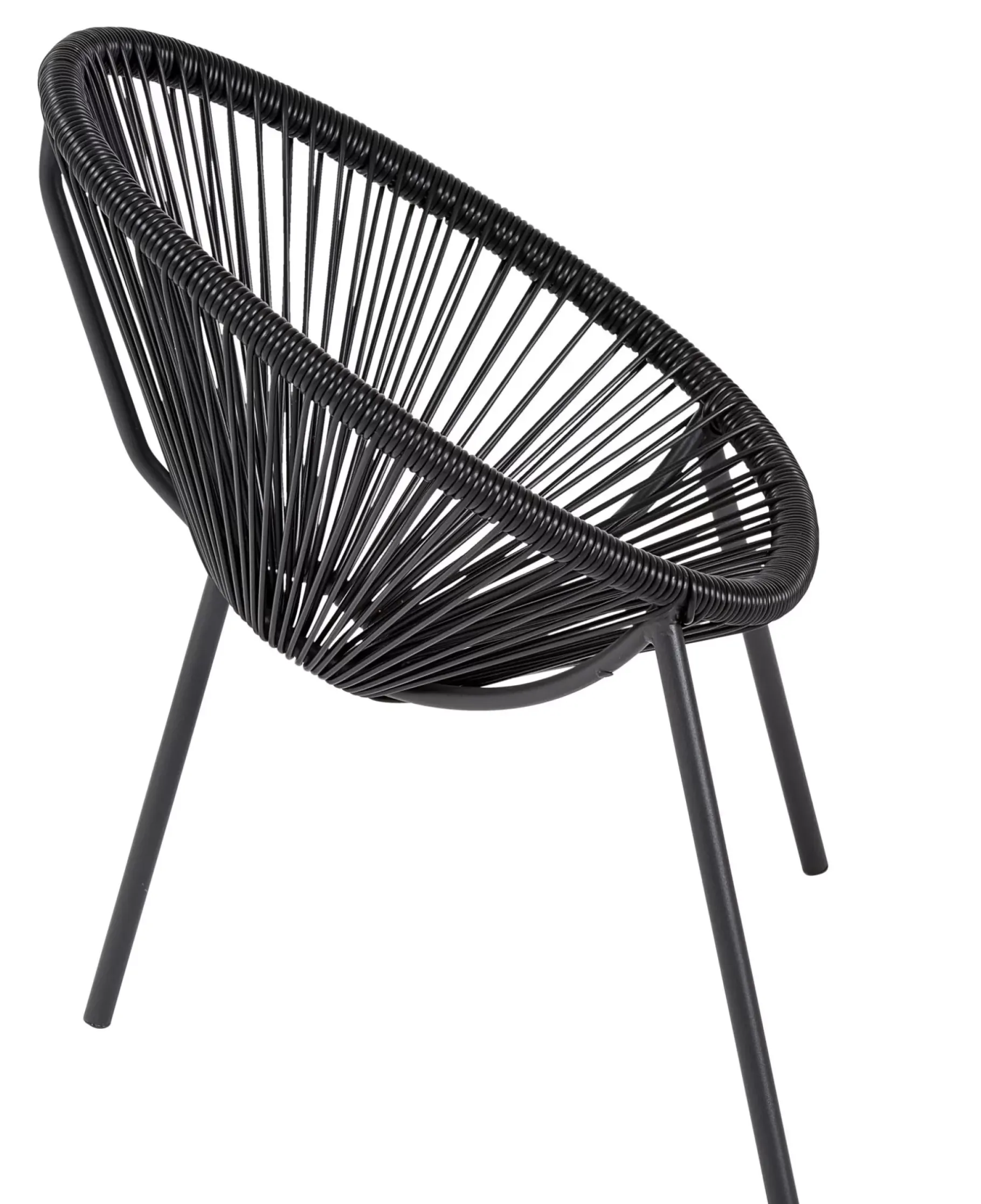 CASA Acapulco Silla Para Ninos Negro