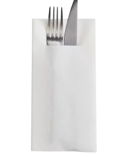 CASA Airlaid Servill./Cubiert. Juego De 12 Blanco