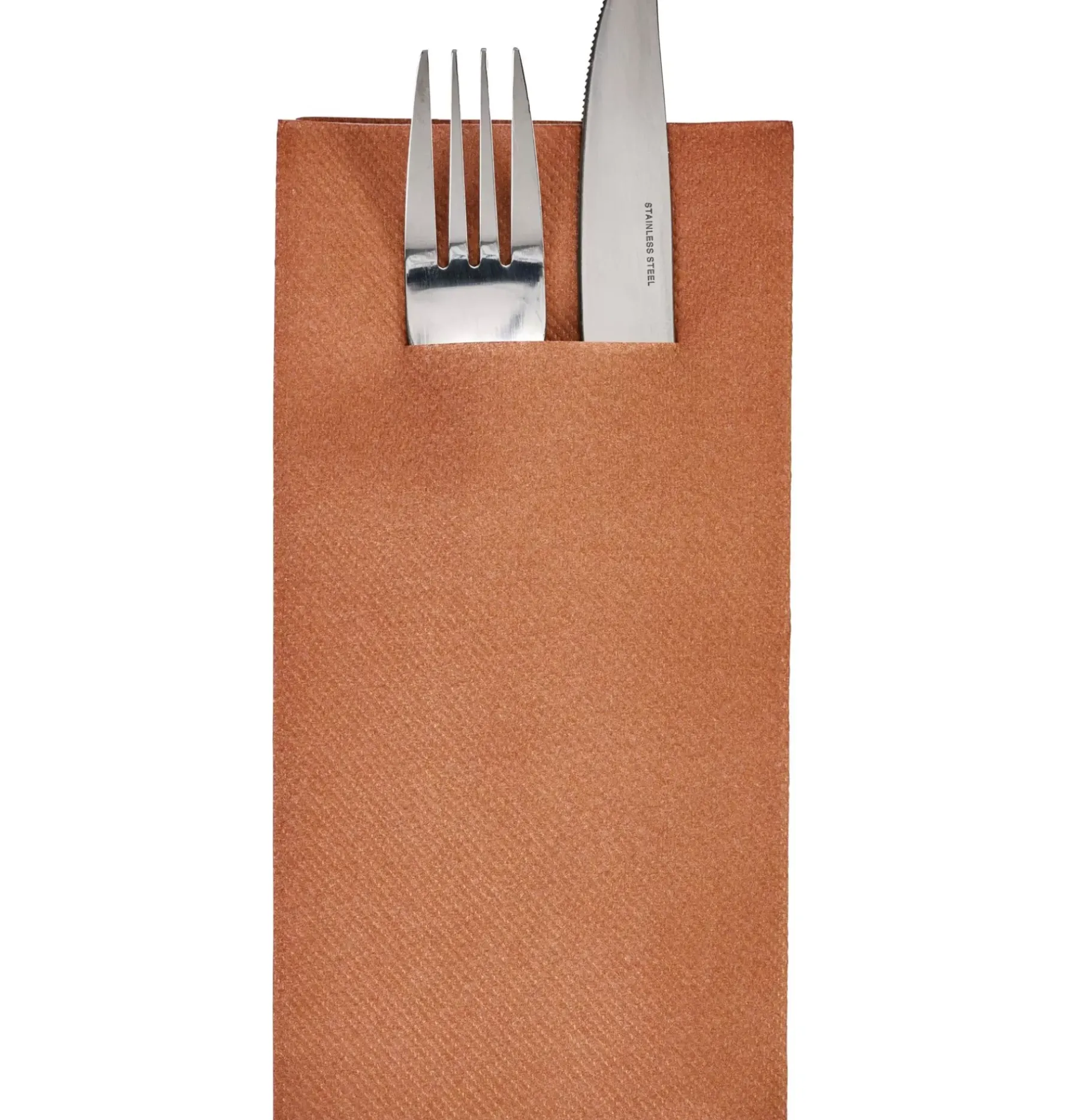 CASA Airlaid Servilletas/Cubiert. Juego De 12 Bronceado