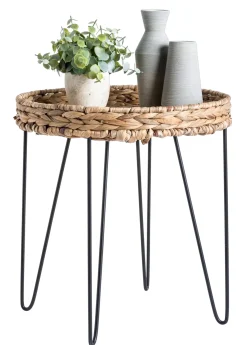 CASA Akela Mesa Auxiliar Negro, Natural