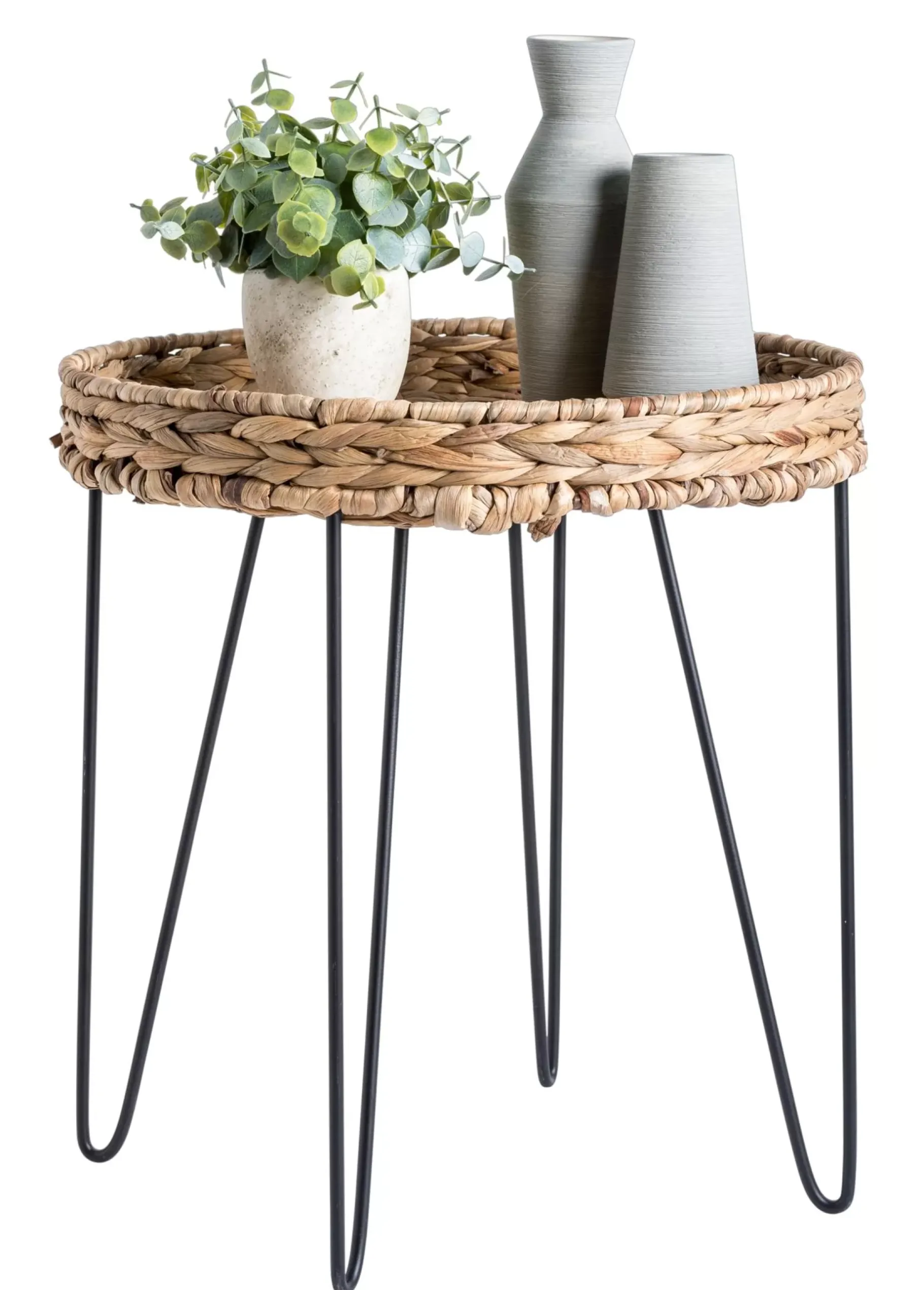 CASA Akela Mesa Auxiliar Negro, Natural