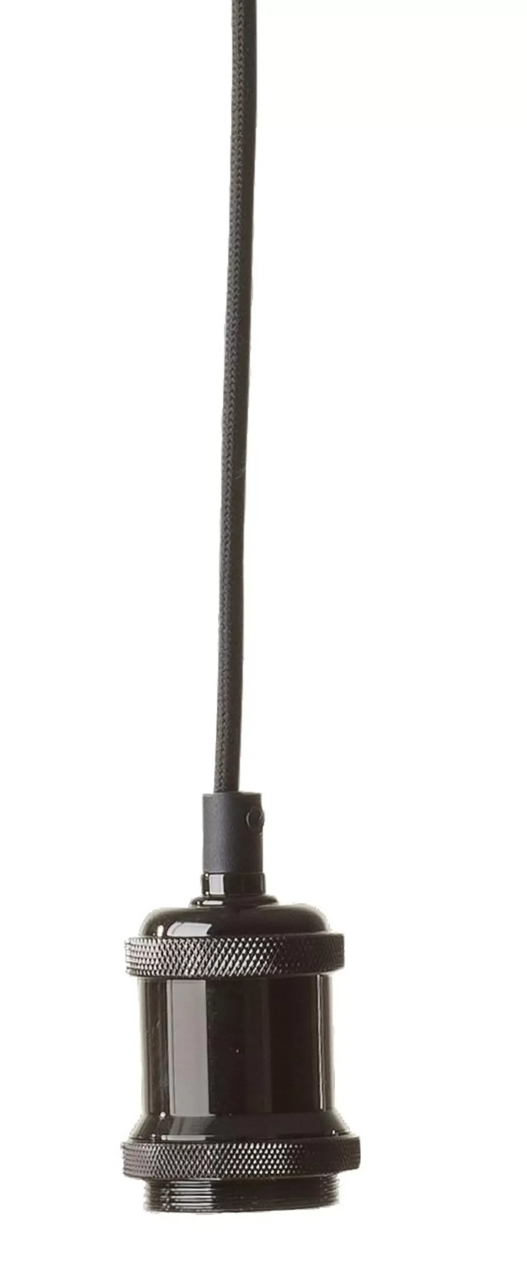 CASA Alu Lampara Colgante Negro, Metal