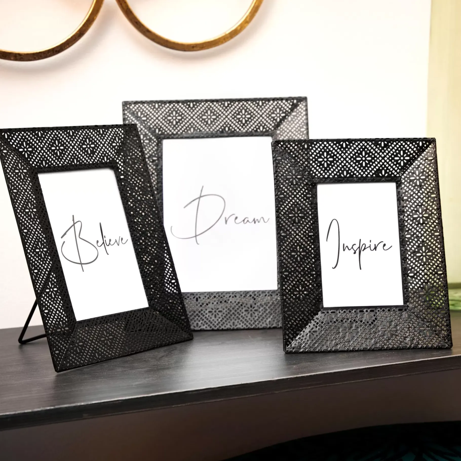 CASA Arabesk Marco De Foto Negro