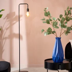 CASA Arche Lampara De Pie Negro