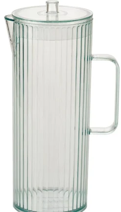 CASA Aura Green Jarra Con Tapa Verde