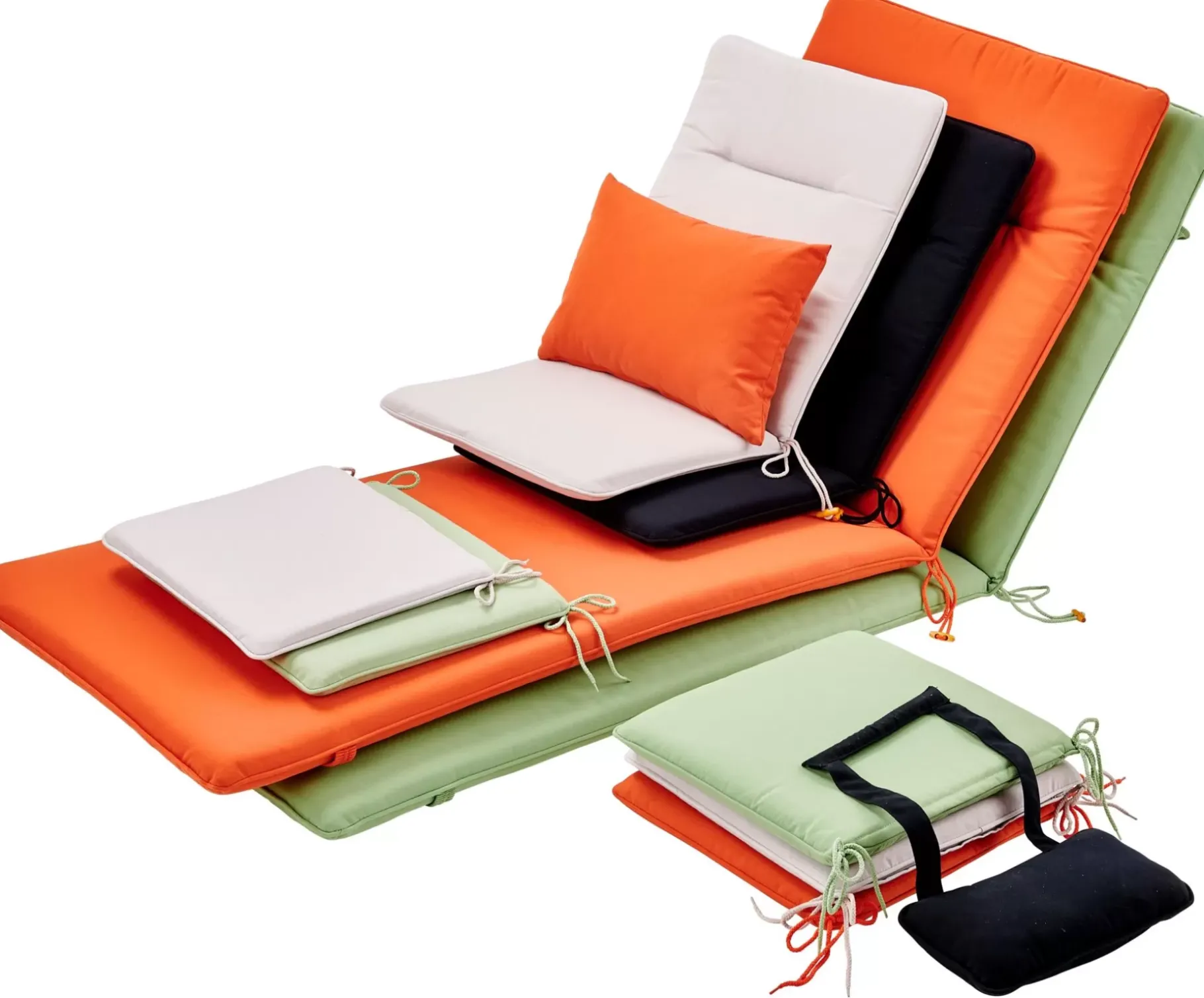 CASA Azur Cojines De Jardín Gris Claro