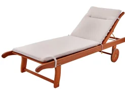 CASA Azur Cojines De Jardín Para Tumbona Gris Claro