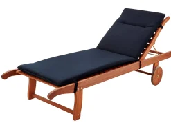 CASA Azur Cojines De Jardín Para Tumbona Negro