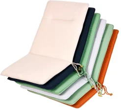 CASA Azur Cojines De Jardín Para Silla Pleg Gris Claro