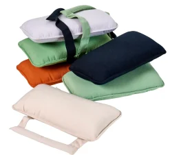 CASA Azur Cojines De Jardín Reposacabezas Gris Claro