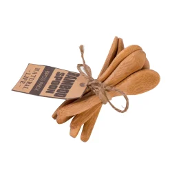 CASA Bamboo Cucharillas Juego De 6 Natural
