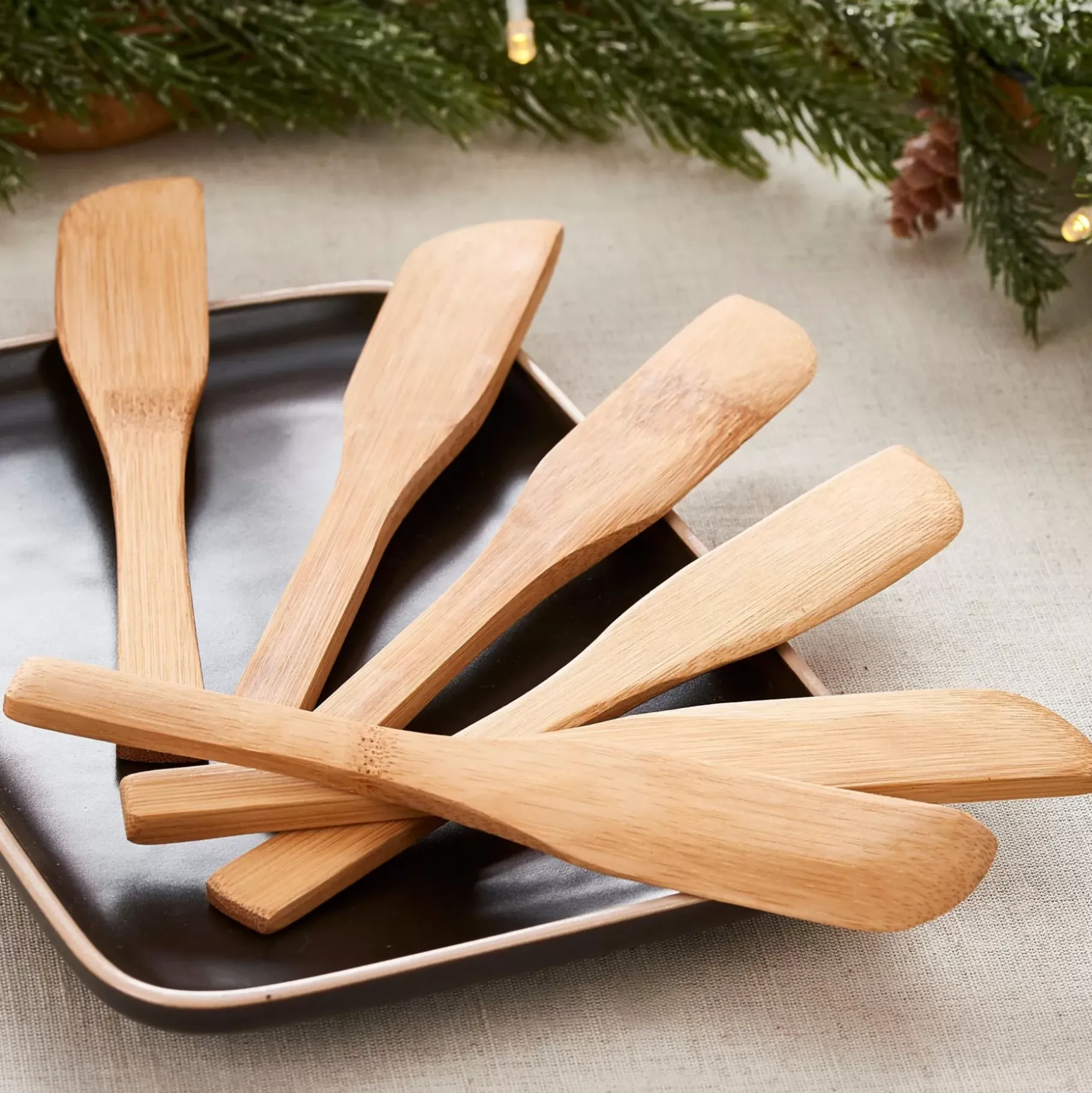 CASA Bamboo Cuchillos De Tapas Juego De 6 Natural