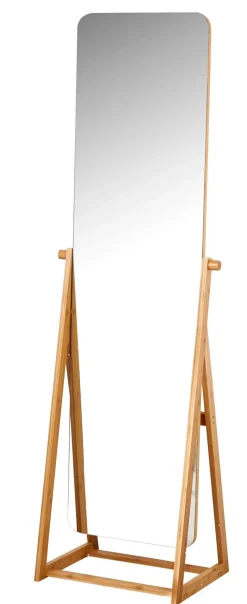 CASA Bamboo Espejo De Cuerpo Marron