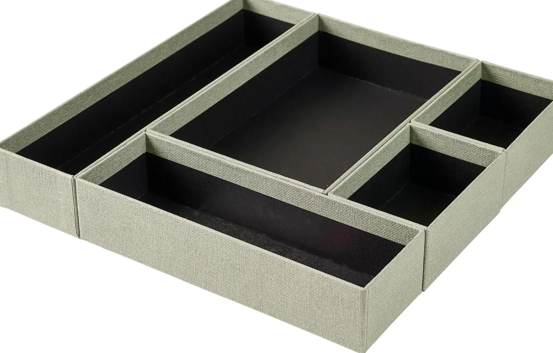 CASA Bigso Organizador De Cajon 5 Partes Suelt. Menta