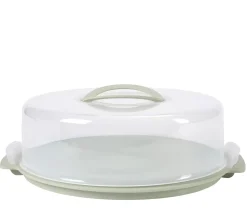 CASA Bioline Bandeja Con Tapa Para Tartas Menta