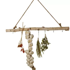 CASA Birch Rama Con 7 Ganchos Natural