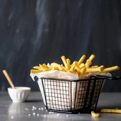 CASA Black Cesta Para Servir Negro