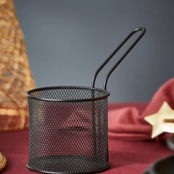 CASA Black Cesta Para Servir Negro