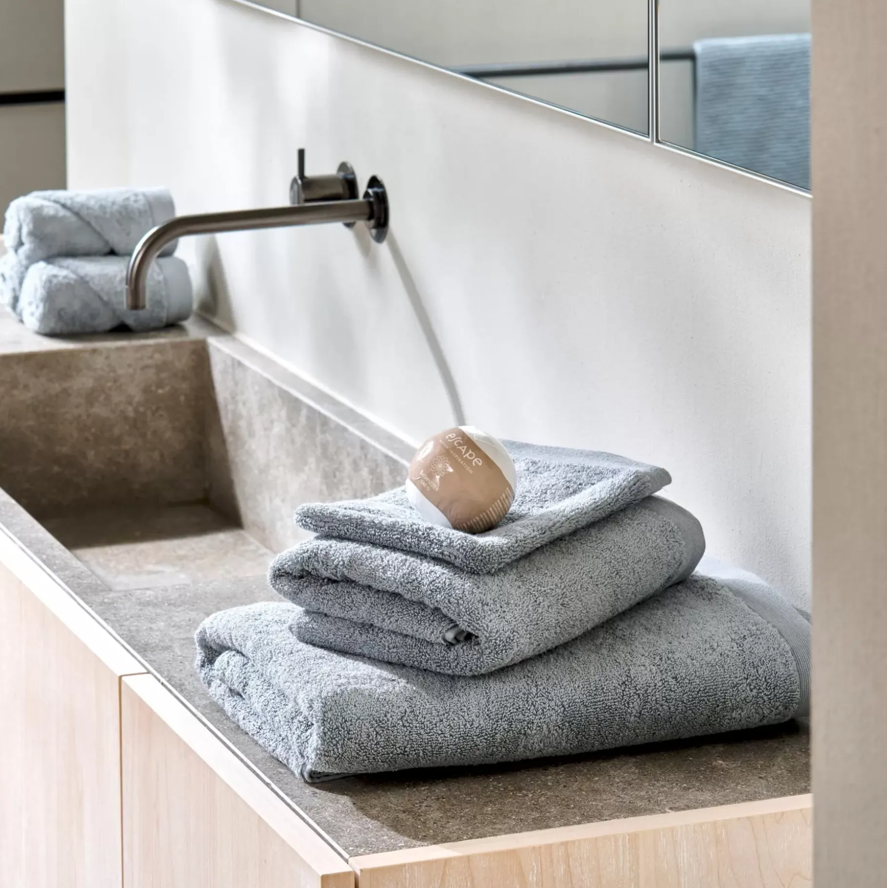 CASA B-Lux Toalla Plateado