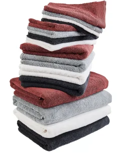 CASA B-Lux Toalla Rojo