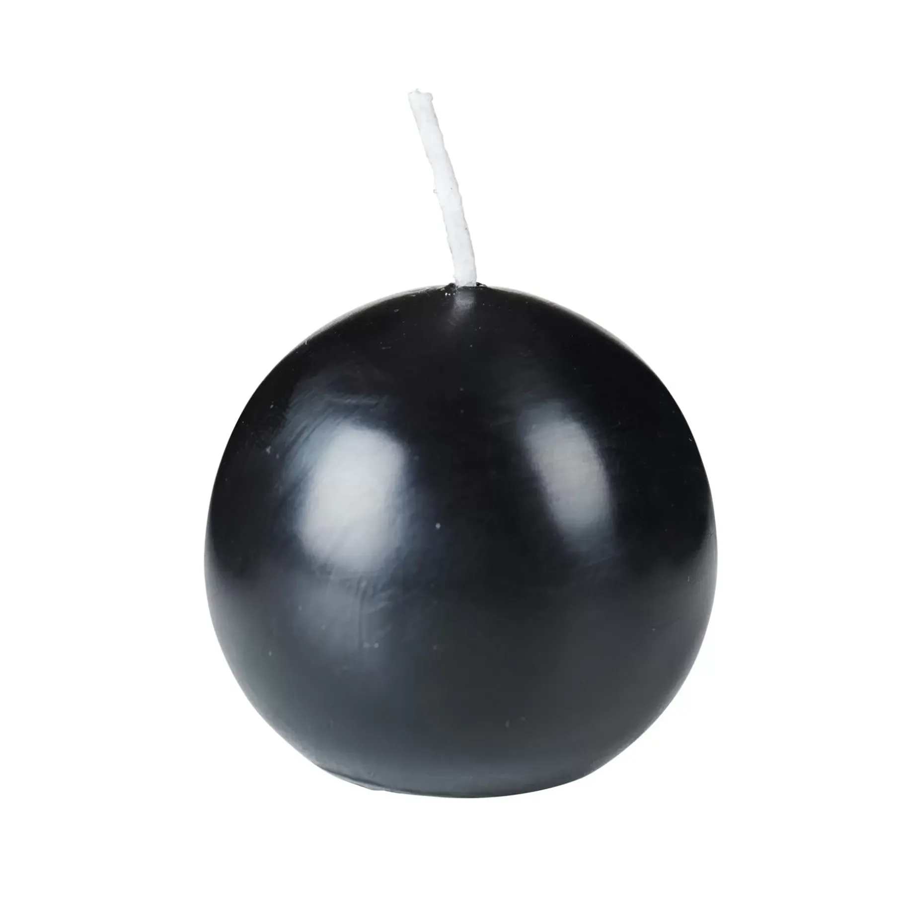 CASA Bola Vela Esferica Negro