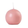 CASA Bola Vela Esferica Rosa