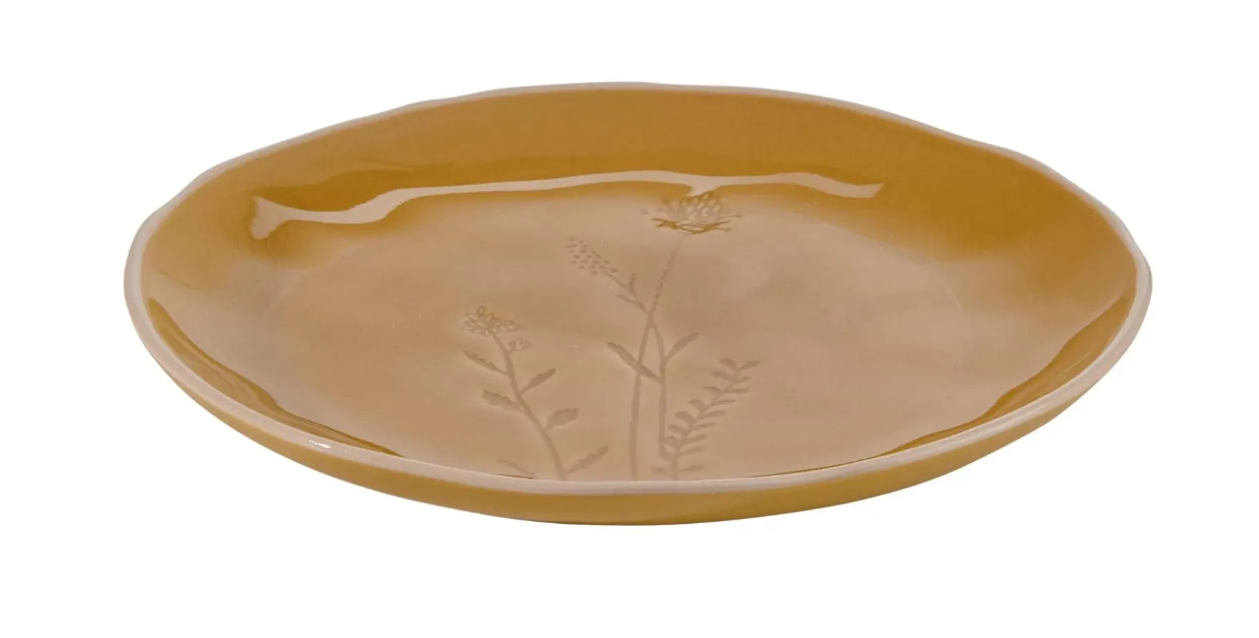 CASA Botanic Ocher Plato Caramelo