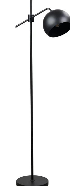 CASA Bowl Lampara De Pie Negro