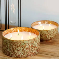 CASA Bowl Vela En Vaso Blanco