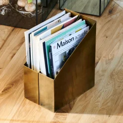 CASA Brass Revistero Bronceado