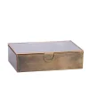 CASA Brush Caja De Almacenaje Dorado