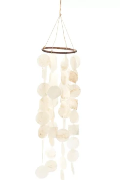 CASA Capiz Movil De Conchas Blanco