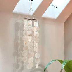 CASA Capiz Movil De Conchas Blanco