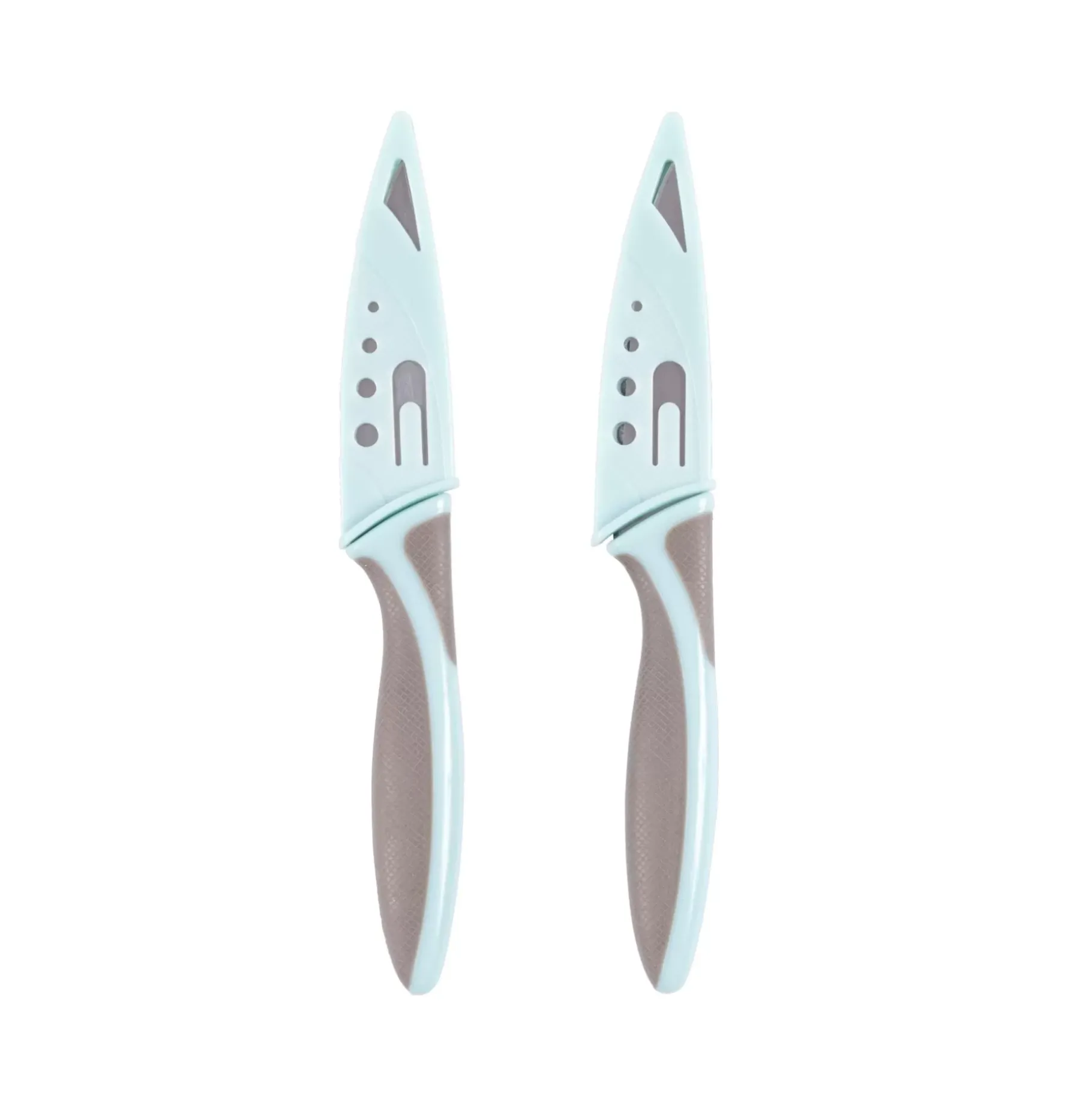 CASA Kitchen Cuchillo Pelador Juego De 2 Gris, Azul