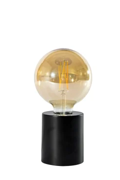 CASA Cilinder Lampara De Mesa Negro