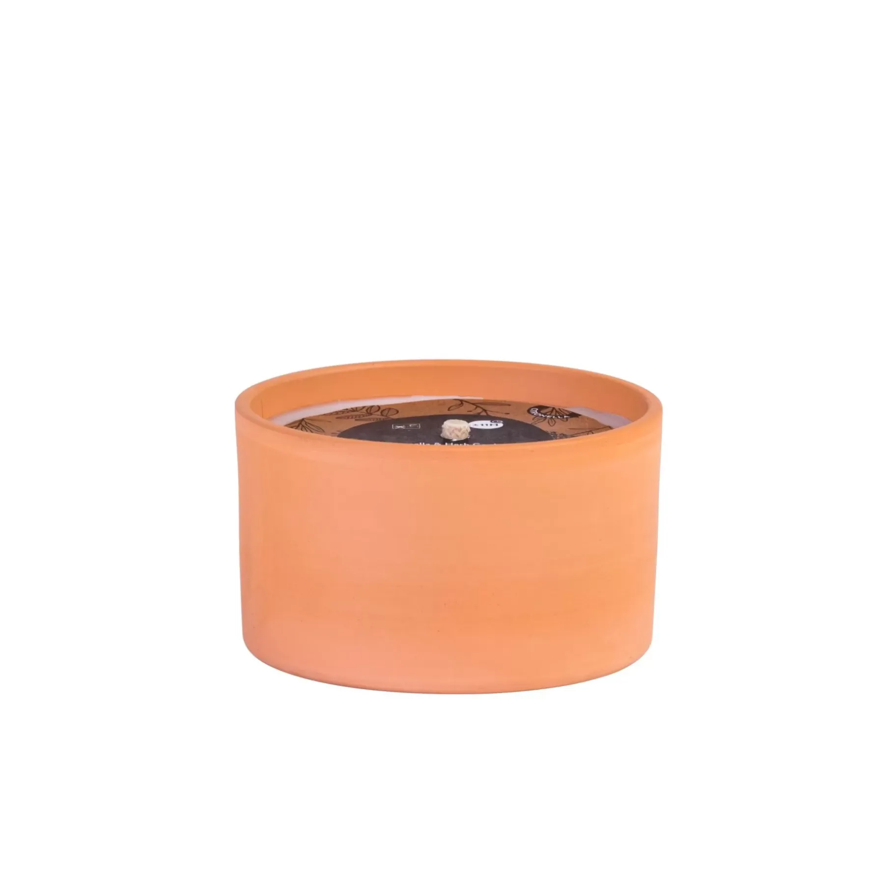 CASA Citronella Bandeja De Terracota Blanco, Verde