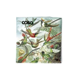 CASA Colibri Paquete De 20 Servilletas Multicolor