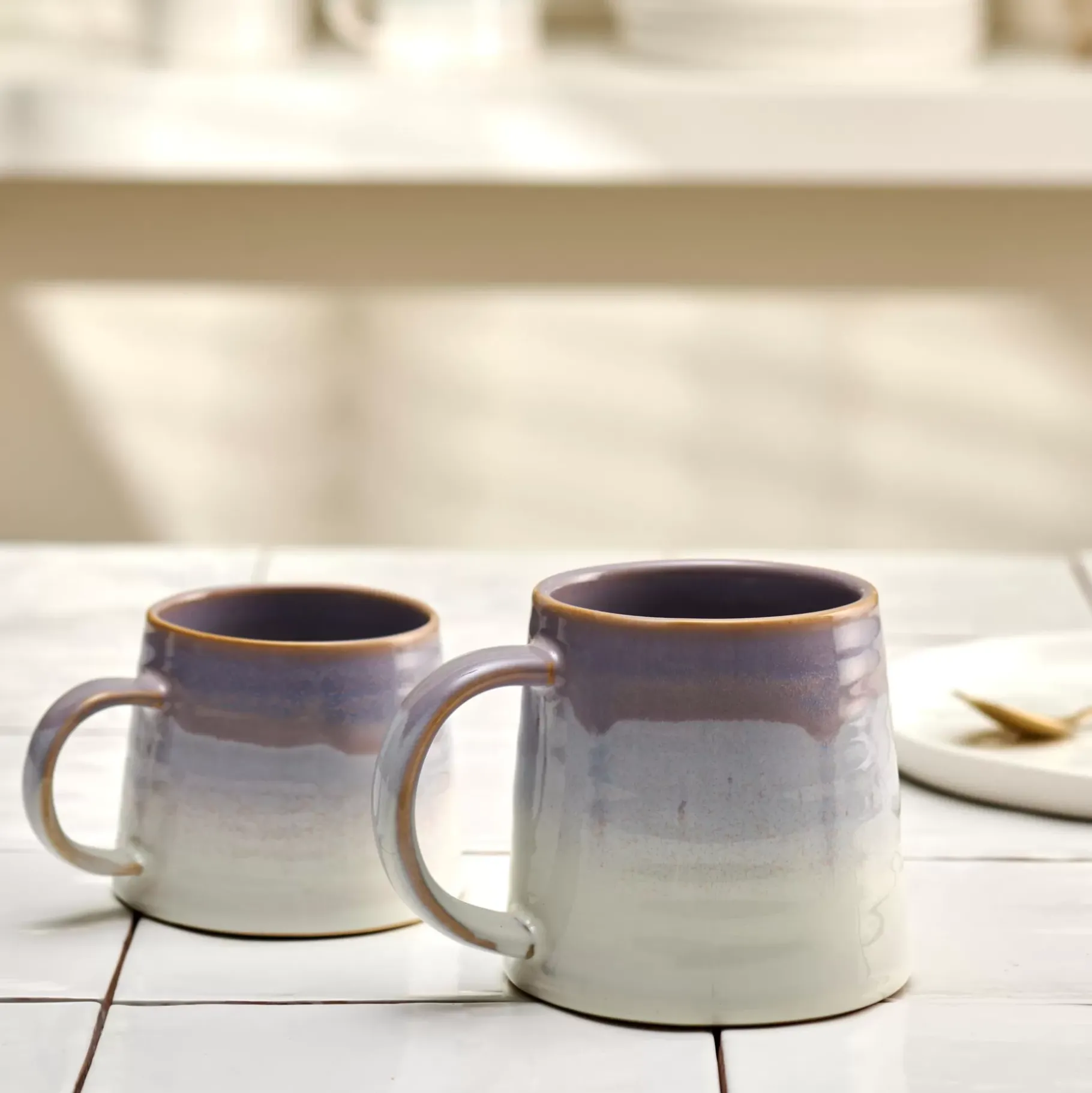 CASA Cora Taza Verde, Morado