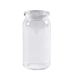 CASA Crystal Tarro De Cocina Con Tapa Transparente