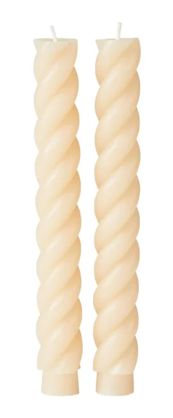 CASA Curl Velas Juego De 2 Beis