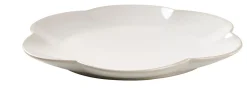 CASA Dahlia Flower Plato Blanco