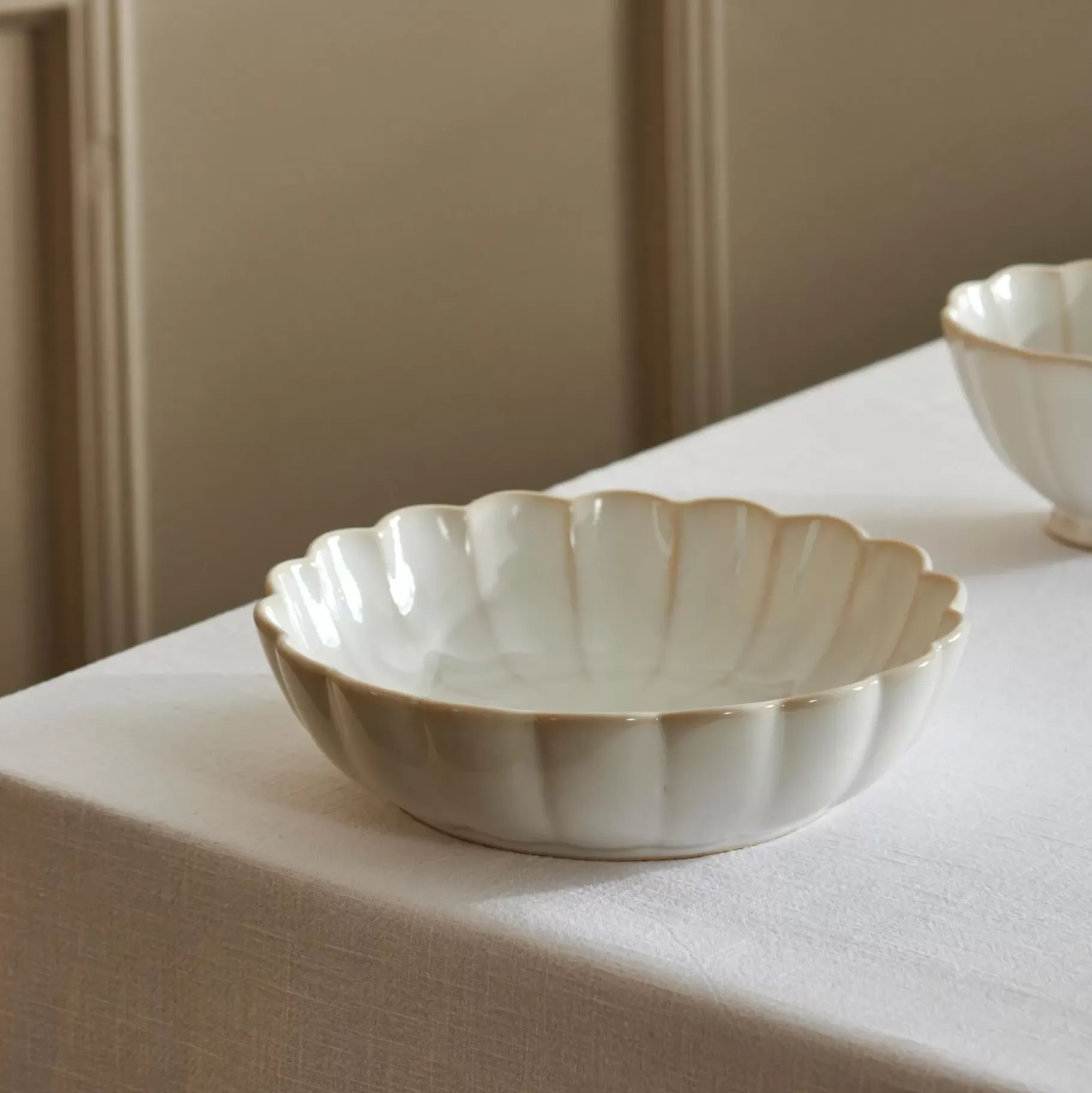 CASA Dahlia Plato Blanco