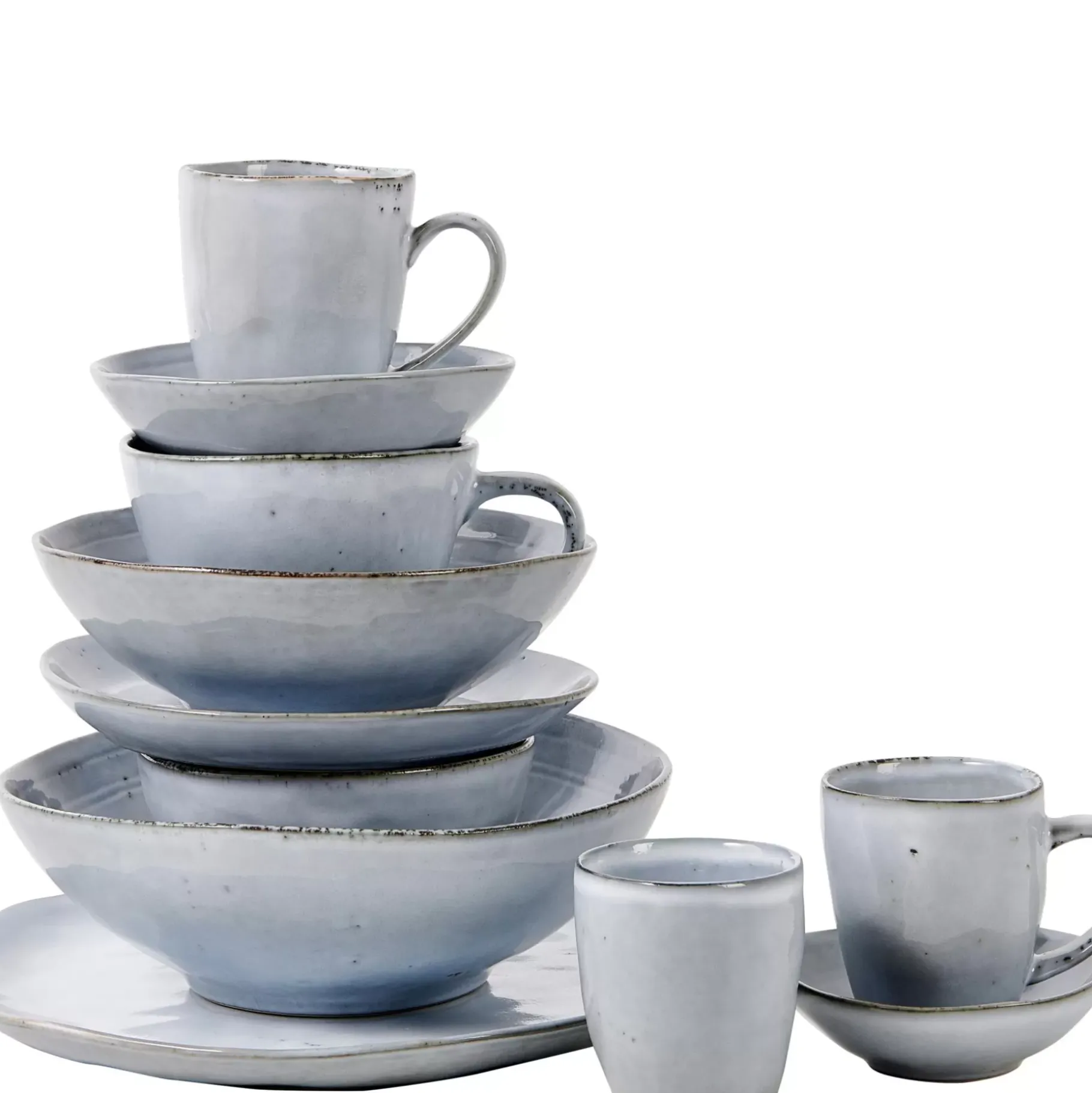 CASA Earth Ice Plato Hondo Azul Claro