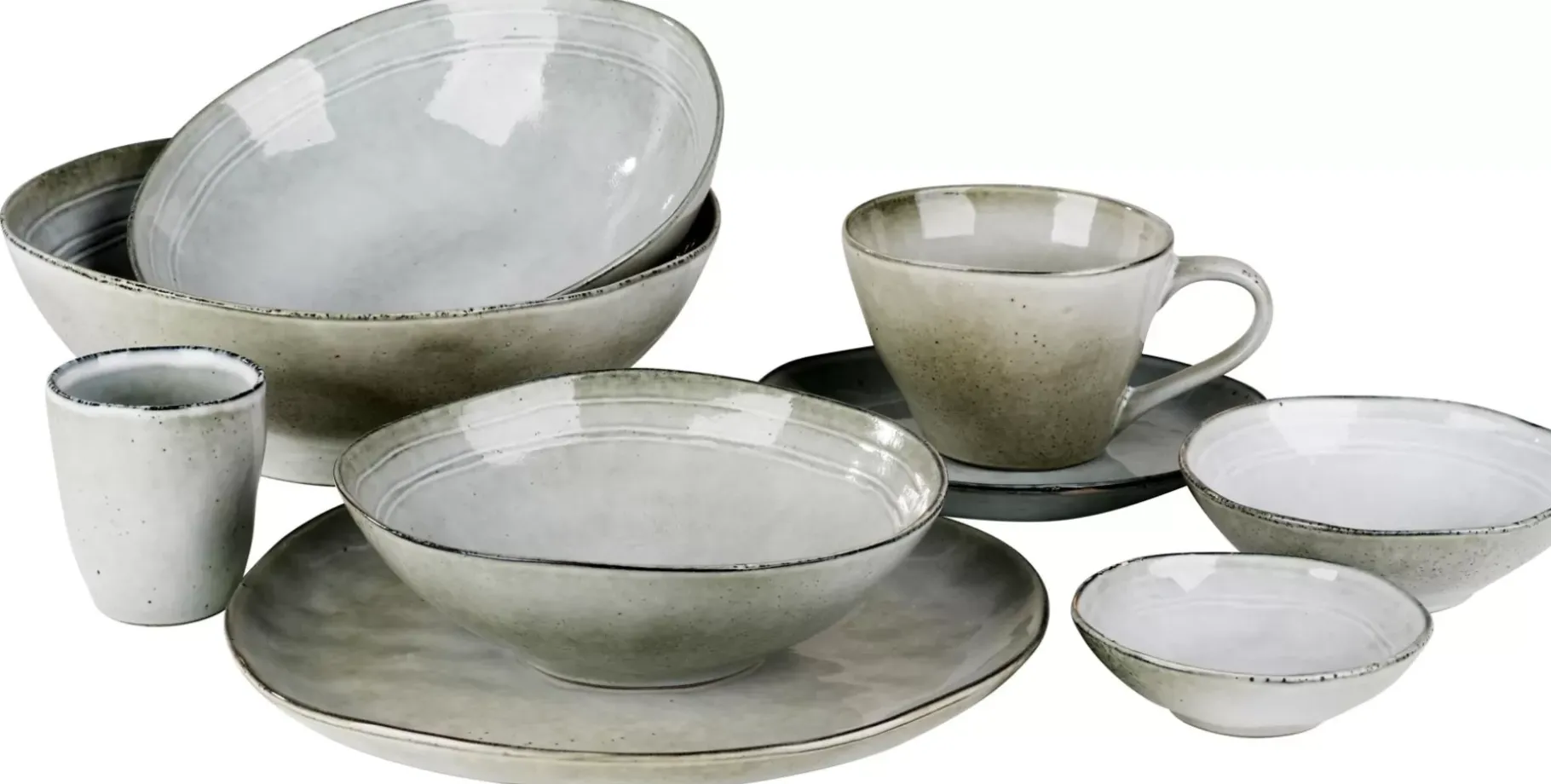 CASA Earth Lagoon Plato Llano Verde Claro