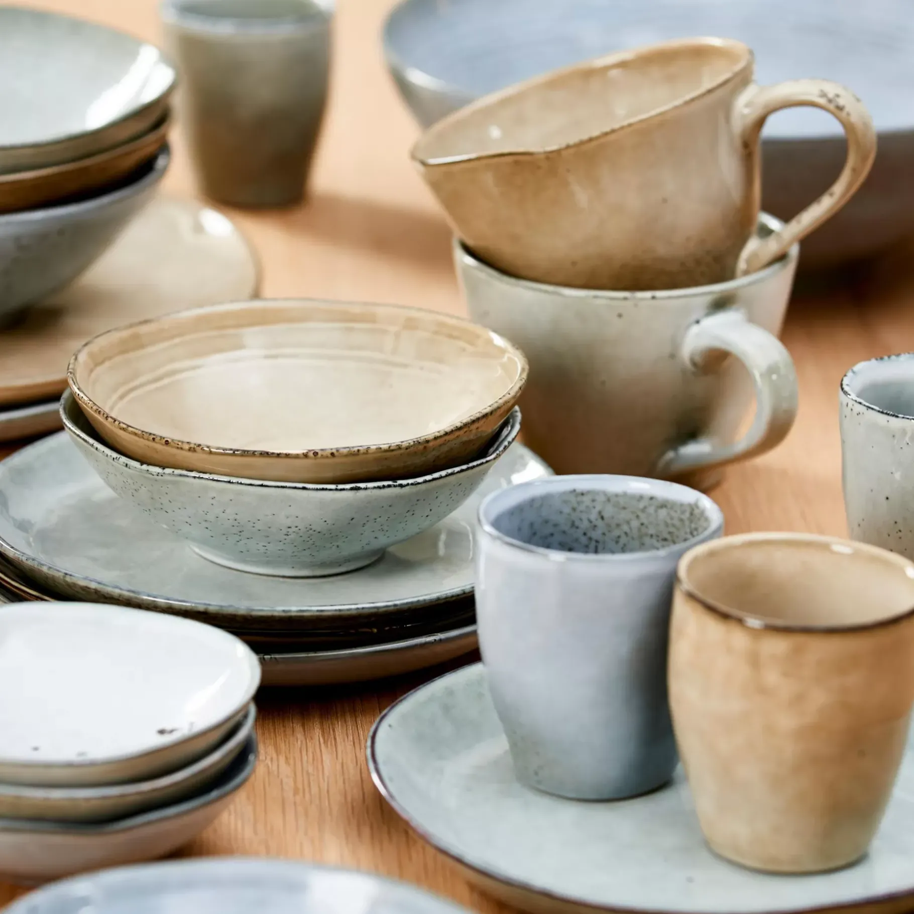 CASA Earth Lagoon Taza Jumbo Verde Claro