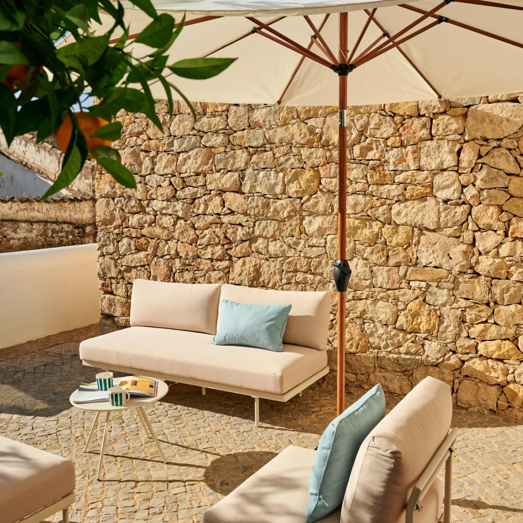 CASA Eco Outdoor Cojin Aguamarina