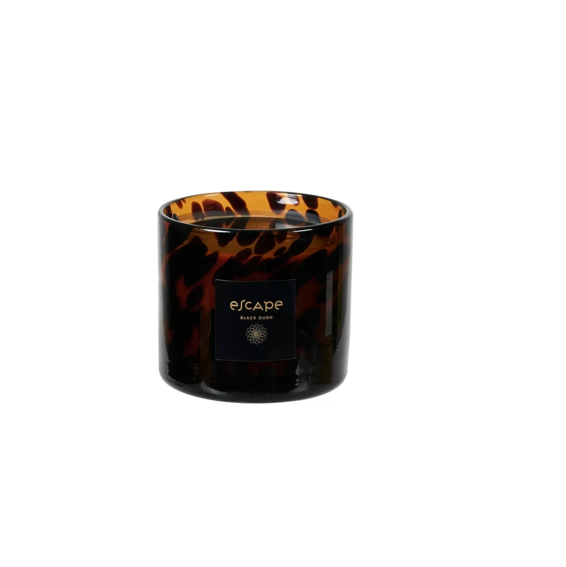 CASA Escape Black Oudh Vela Perfumada En Vaso Negro, Marron, Multicolor